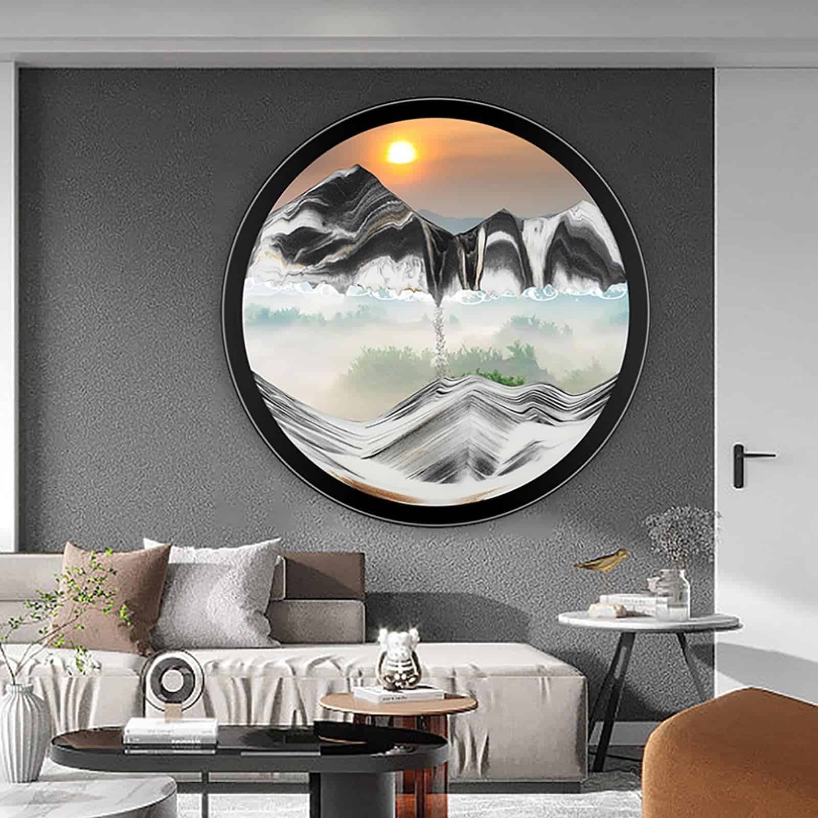 PROEATS Sand Art, Moving Sand Art, Wall -Negro2