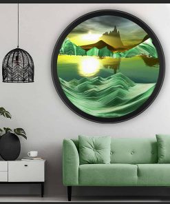 PROEATS Sand Art, Moving Sand Art, Wall -Verde