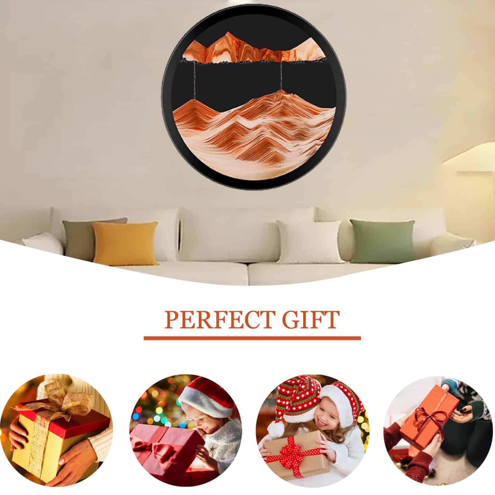 PROEATS Sand Art, Moving Sand Art, Arte de la Pared - Imagen 7