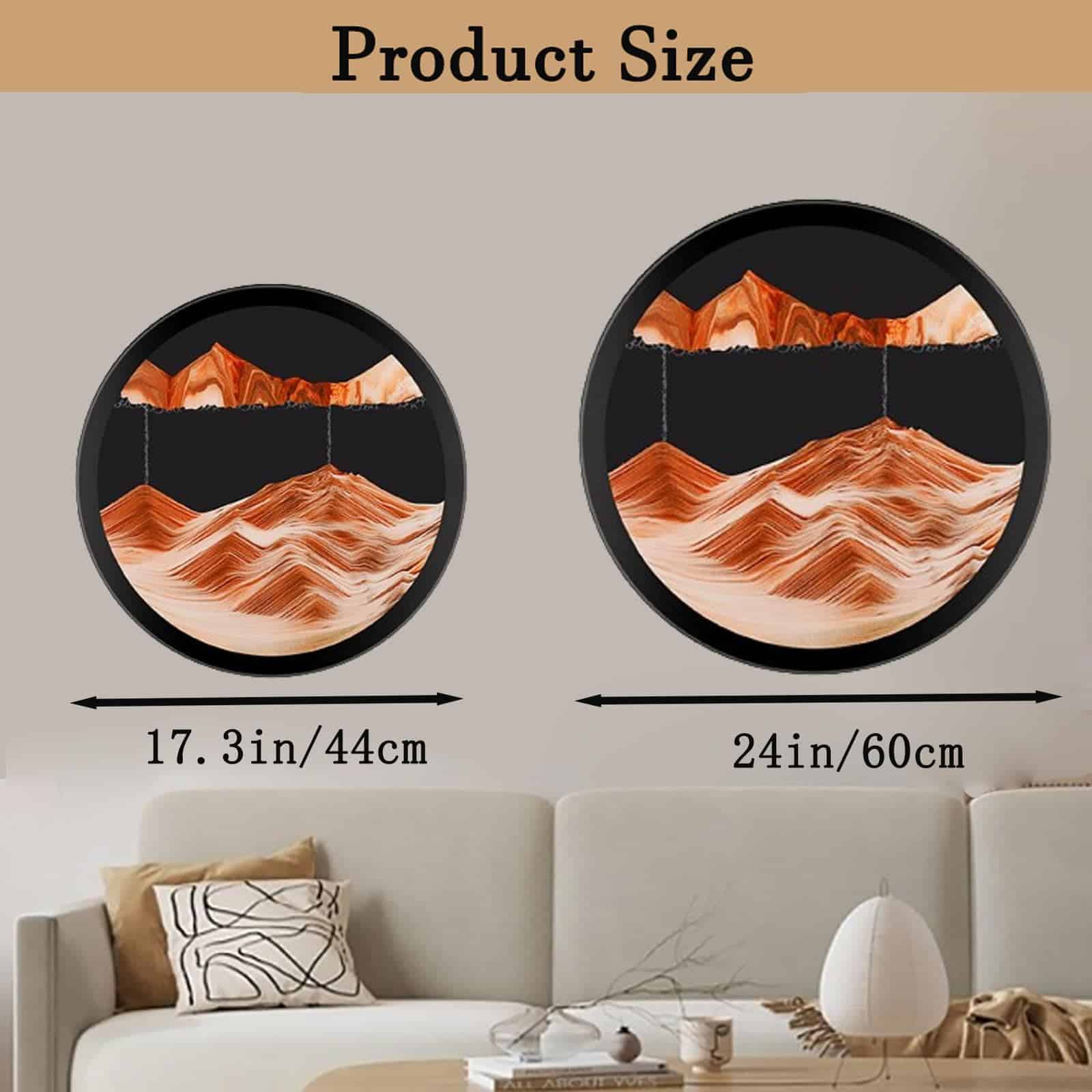 PROEATS Sand Art, Moving Sand Art, Arte de la Pared - Imagen 4