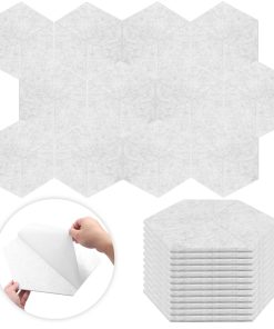 Panel Acústico Autoadhesivo de Fieltro de Corcho, Juego de