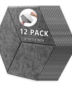 Paneles Acústicos Premium 12PCS, Paneles de Pared