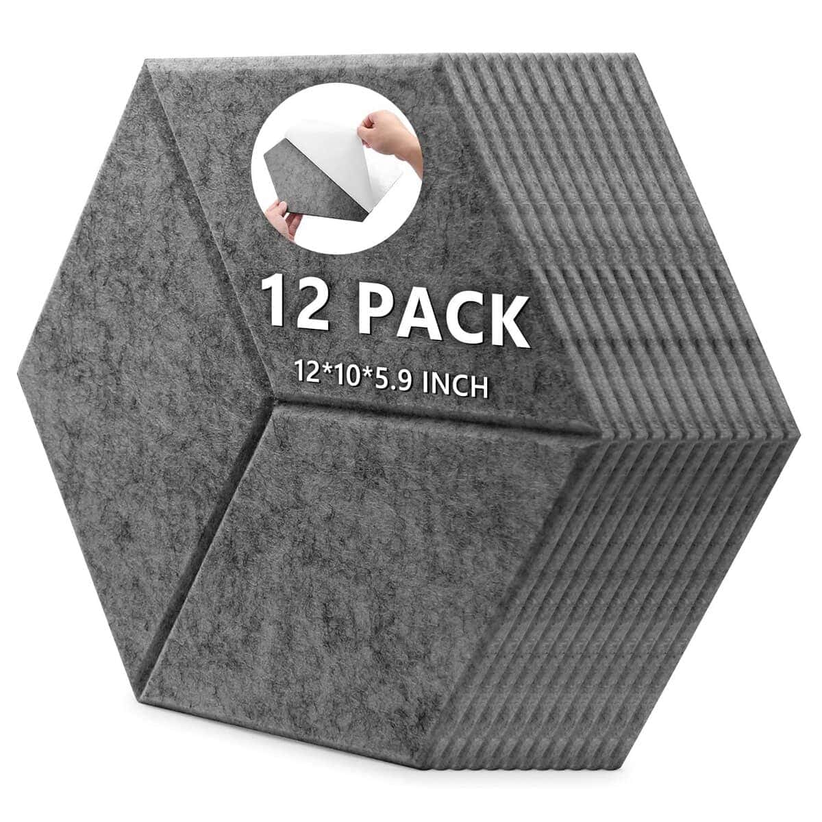 Paneles Acústicos Premium 12PCS, Paneles de Pared