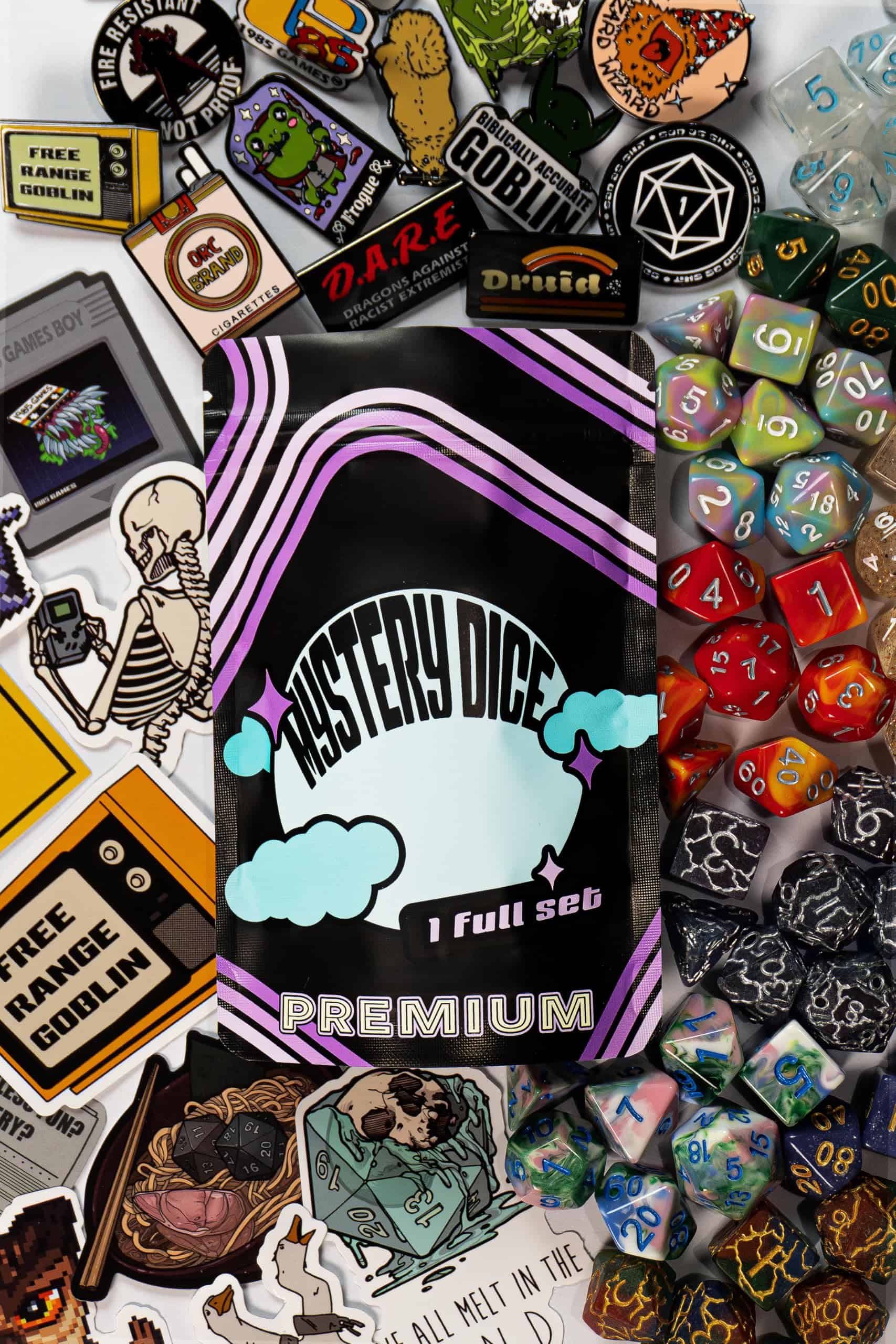 Juego de Dados Misteriosos Premium 1985, Set de 7 Dados - Imagen 3