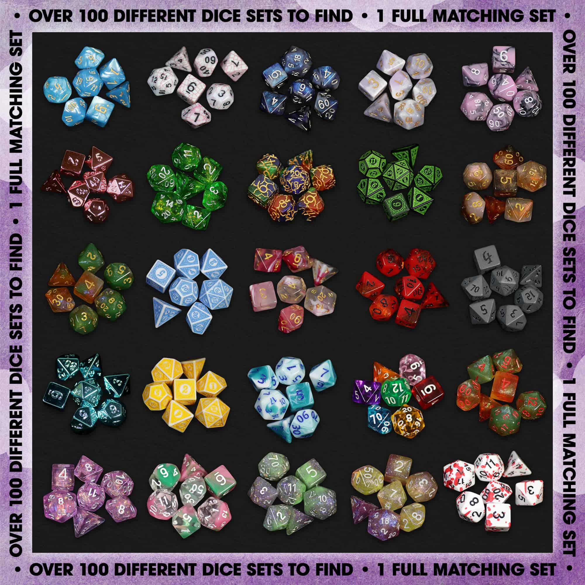 Juego de Dados Misteriosos Premium 1985, Set de 7 Dados - Imagen 5