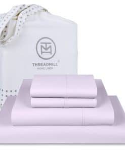 Juego de sábanas de algodón Threadmill para cama Queen, 500