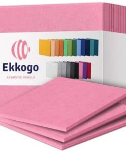 Paneles Acústicos Ekkogo 12-Pack Paneles de Pared -k Square]