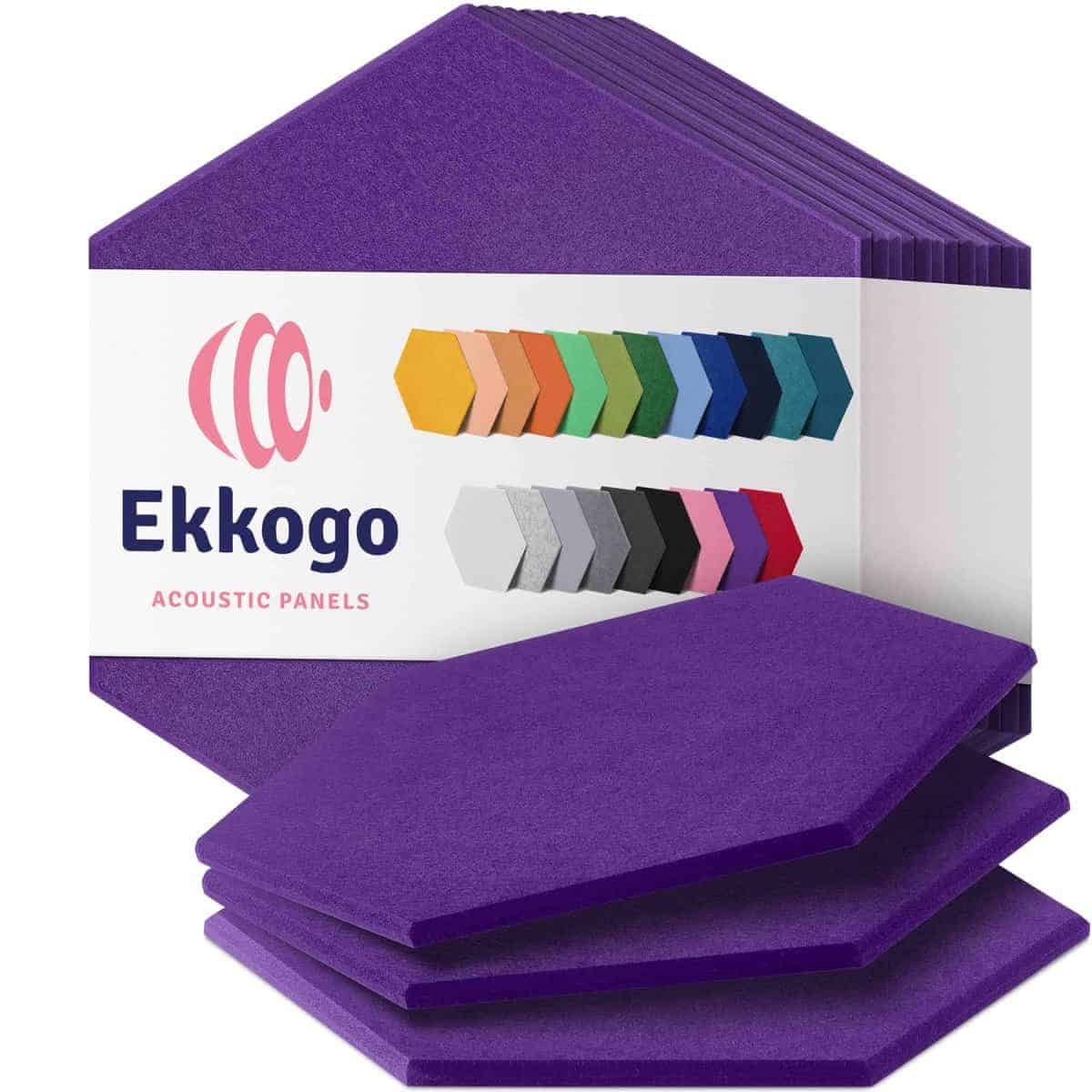 Paneles Acústicos Ekkogo Paquete de 12 Paneles -dianoche]