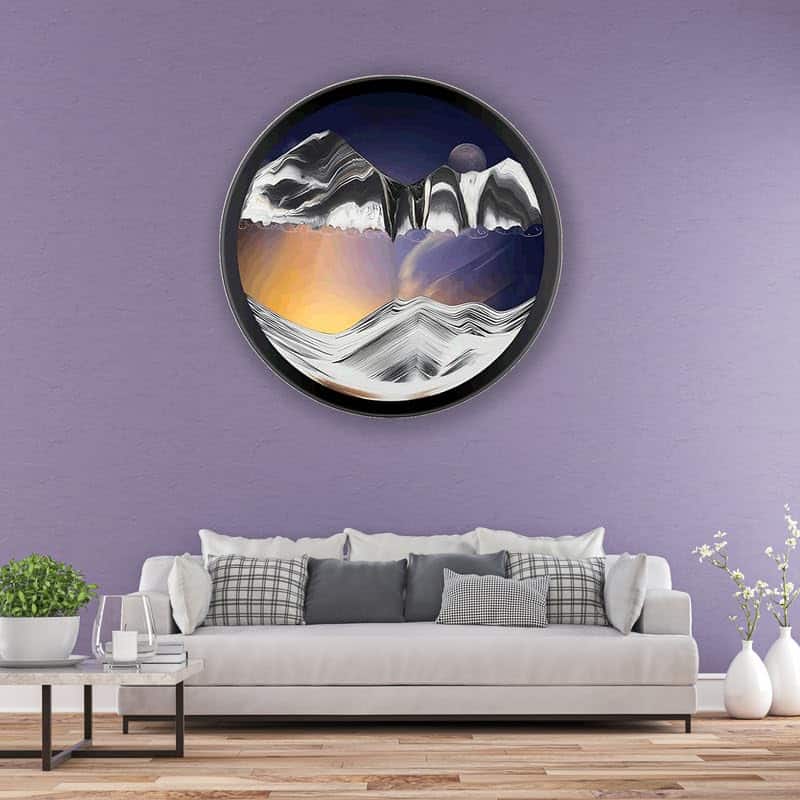 AECEVAN Sand Art Liquid Motion, 17.3'' -ork Decor