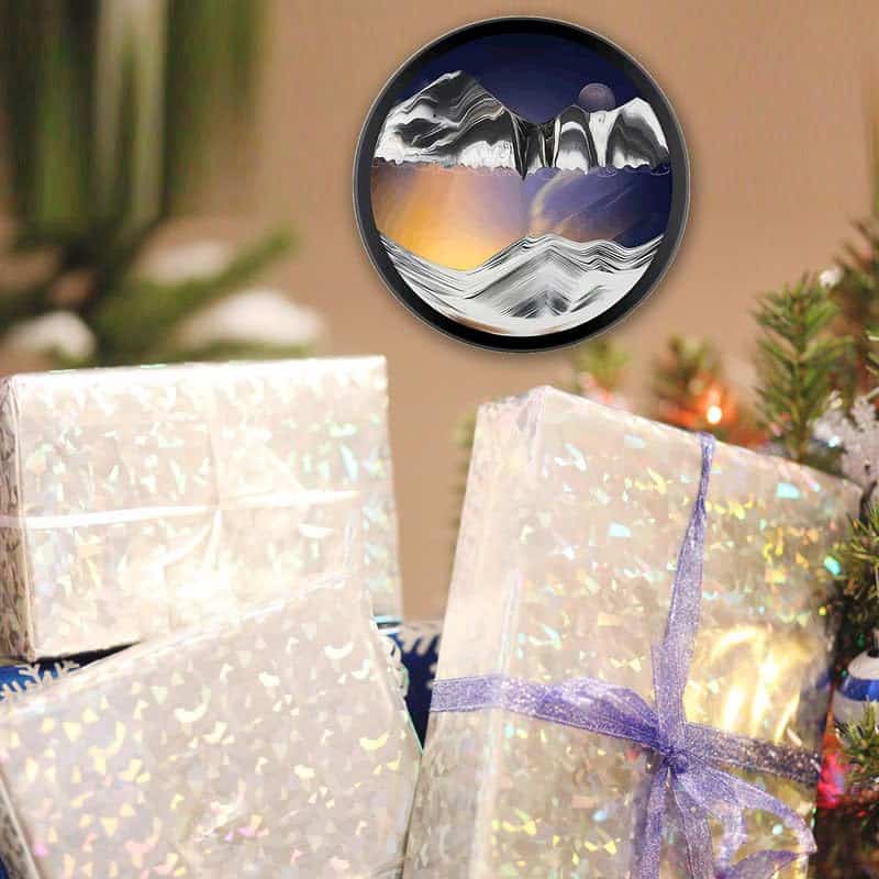 AECEVAN Sand Art Liquid Motion, 17.3'' -ork Decor - Imagen 8