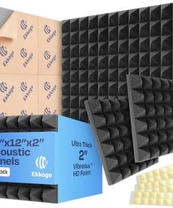 Panel de Espuma Insonorizante Ekkogo de 54 Piezas para