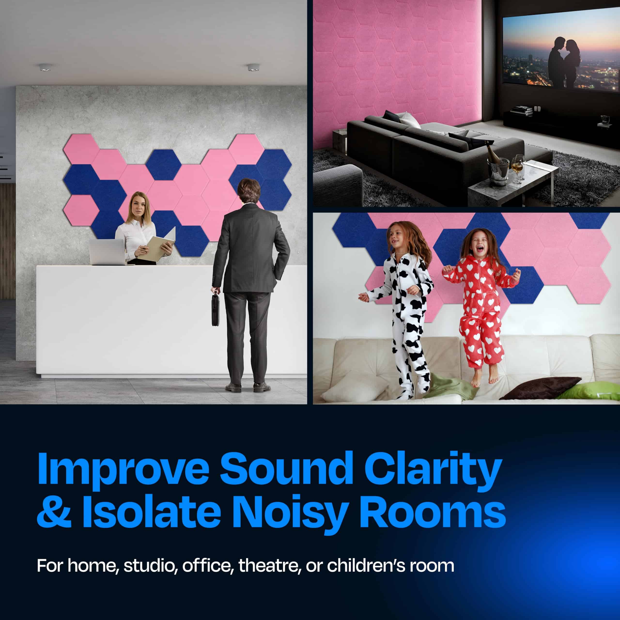 Paneles Acústicos Ekkogo Paquete de 12 - Paneles - Imagen 5