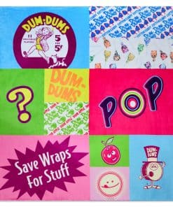 Manta Reversible iscream Dum Dums de Felpa Sedosa 56" x 60"