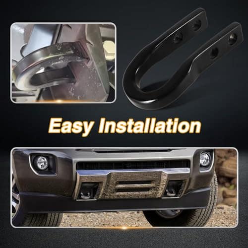 HIMARKLIF 2PCS Ganchos de Remolque Negro Compatible con - Imagen 6