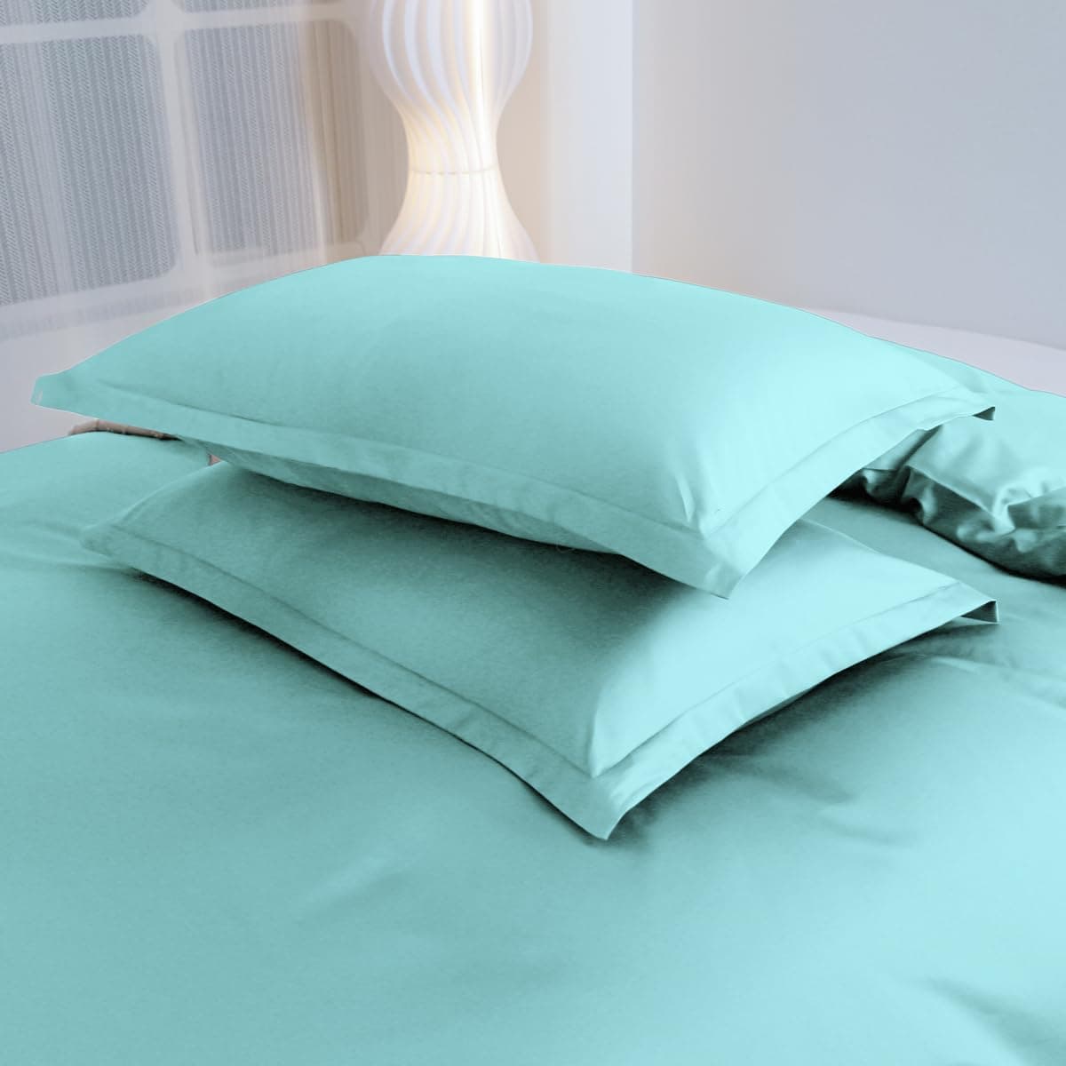 TIANRUIKA Funda de Edredón de Tamaño Queen en Color Verde - Imagen 7