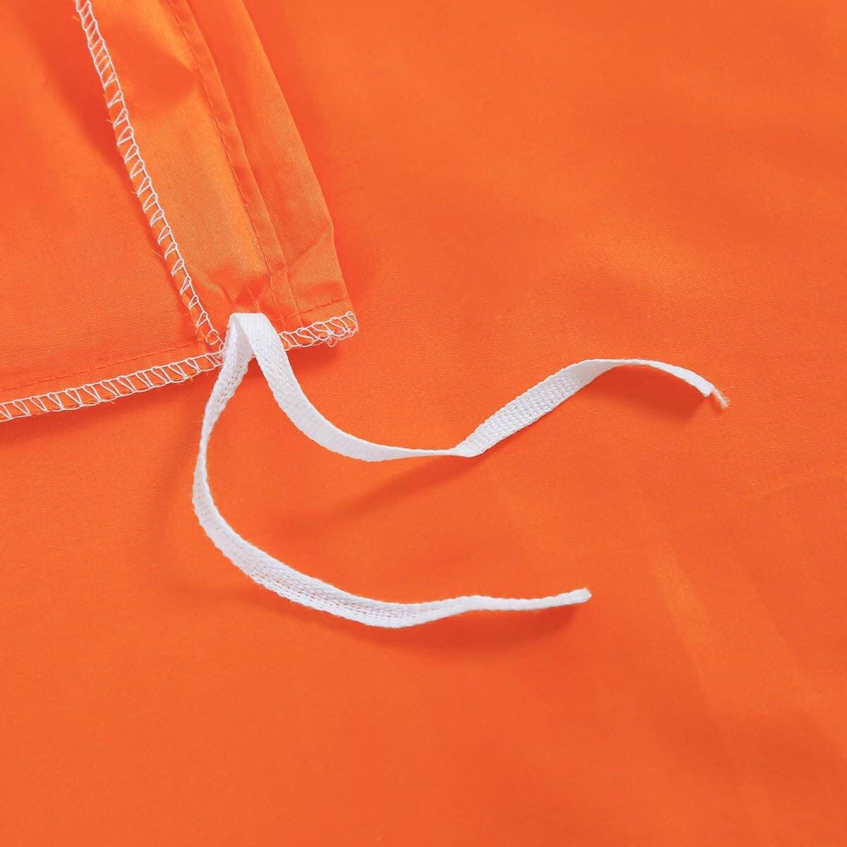 TIANRUIKA Funda de Edredón Naranja, Cierre con Cremallera, - Imagen 9