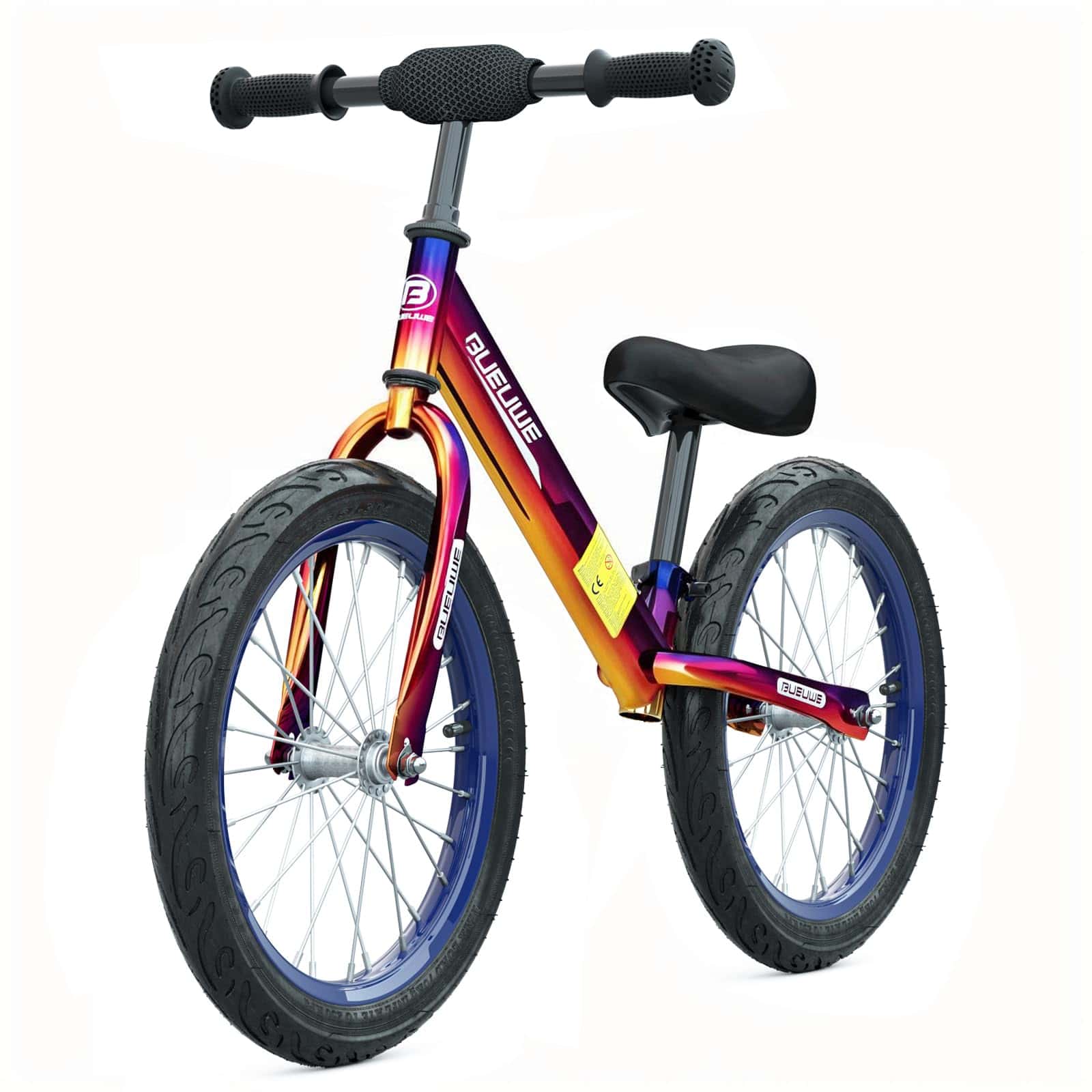 Bicicleta de Equilibrio de 16 pulgadas para -Arcoíris