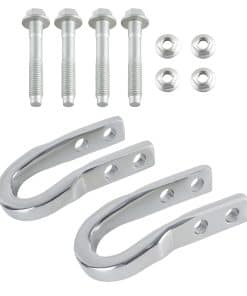 Ganchos de Remolque Cromados HIMARKLIF 2PCS Plateados