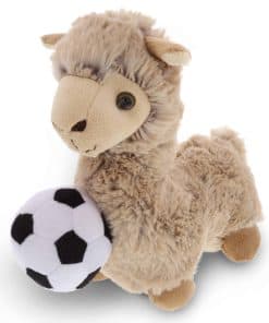 Peluche de Llama Beige DolliBu con Balón de Fútbol - Llama