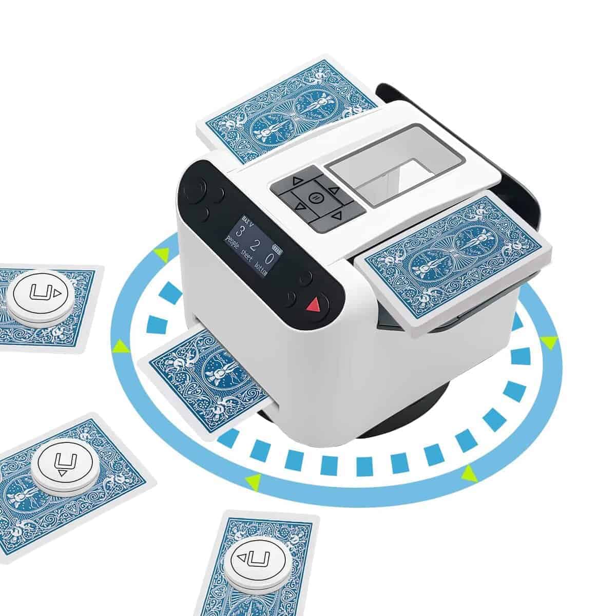 Barajador y Repartidor de Cartas Yatics, Máquina Automática