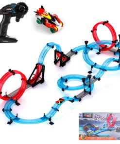 Auto de Carreras con Control Remoto NSUKAKULU Magnético DIY