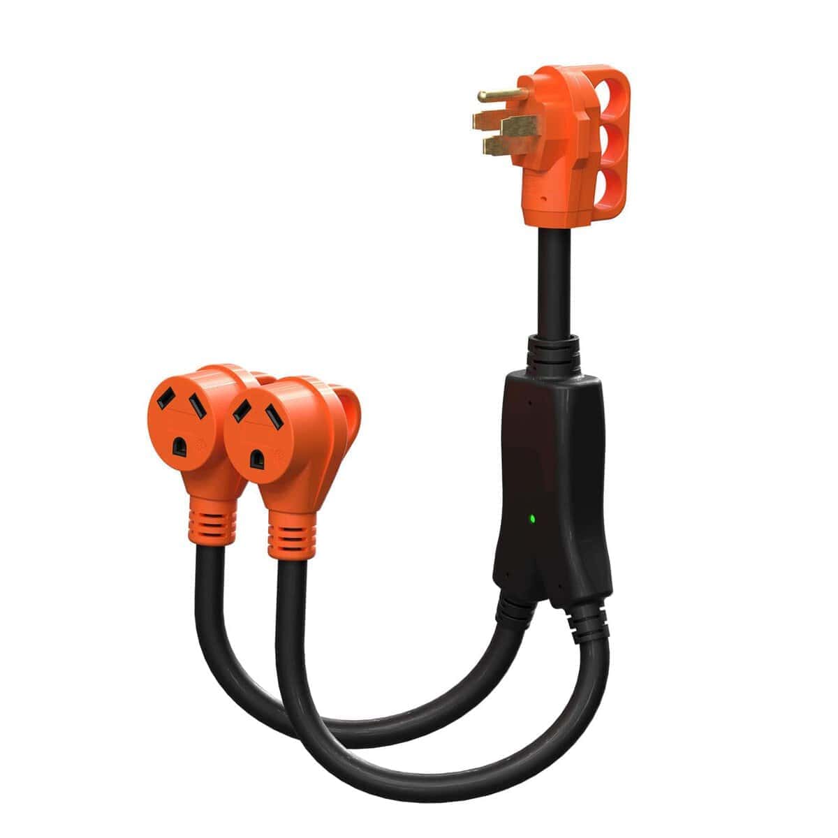 Adaptador RV Y de Ficstar 50 Amp a Dos 30 Amp RV, Adaptador