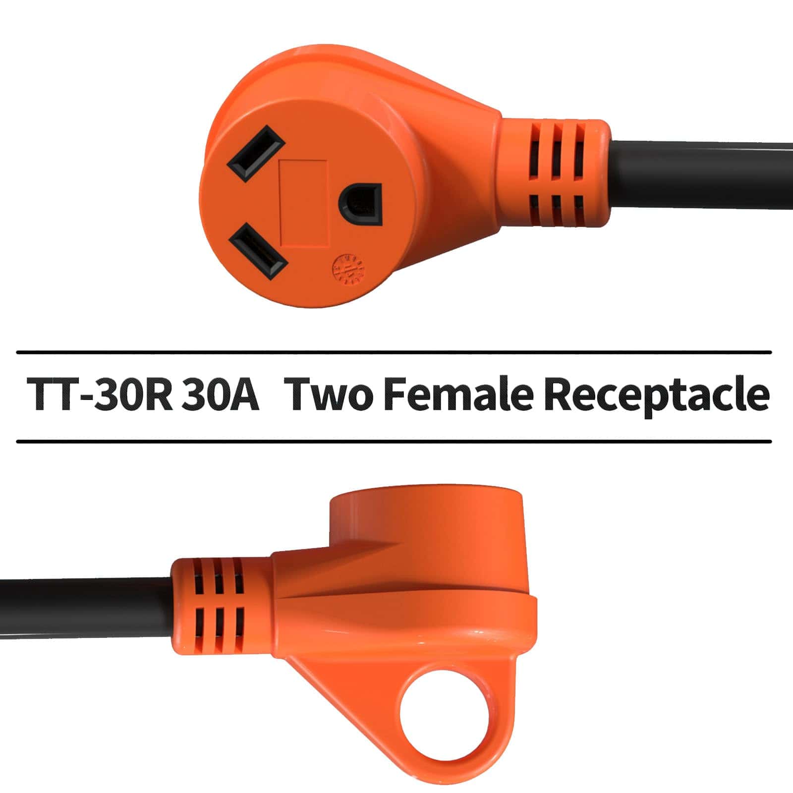 Adaptador RV Y de Ficstar 50 Amp a Dos 30 Amp RV, Adaptador - Imagen 4