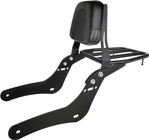 Respaldo Sissy Bar con Rejilla de Equipaje y Almohadilla