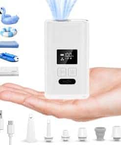 Mini Bomba de Aire, Bomba de Aire Portátil con Batería de