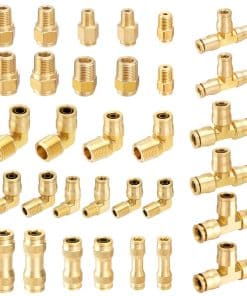 Kit de 33 piezas de Conexiones de Latón para Frenos de Aire