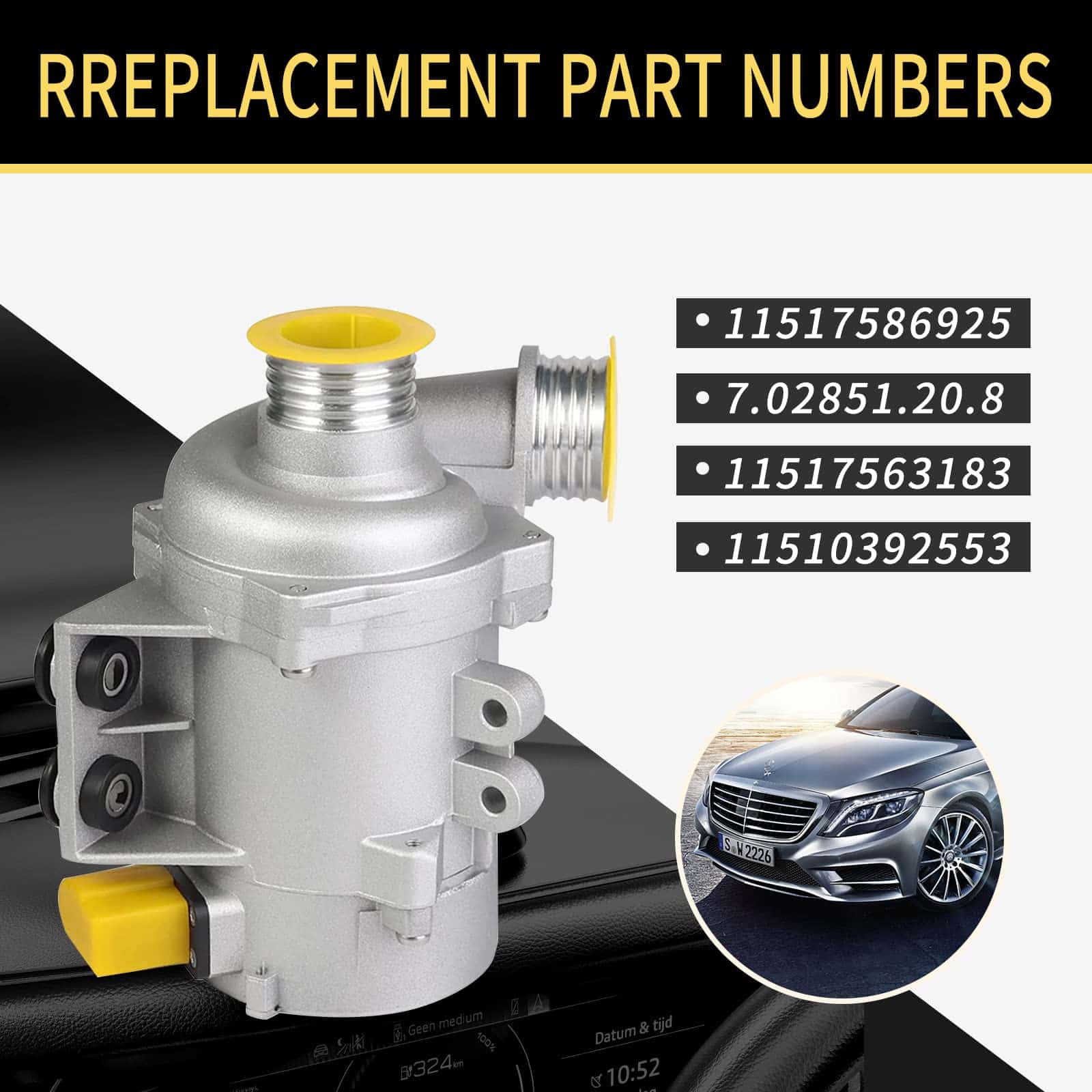 Bomba de Agua para BMW 128i 325i 325xi 328i xDrive 330xi X3 - Imagen 3