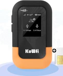 Dispositivo de punto de acceso móvil KuWFi 4G LTE WiFi,
