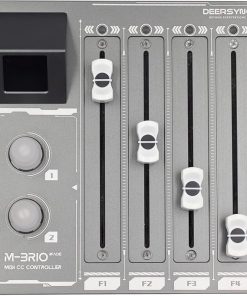 Controlador MIDI CC Deersync M-BRIO-4FADE con 4 Faders