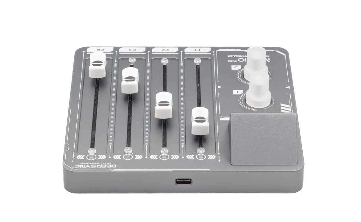 Controlador MIDI CC Deersync M-BRIO-4FADE con 4 Faders - Imagen 5