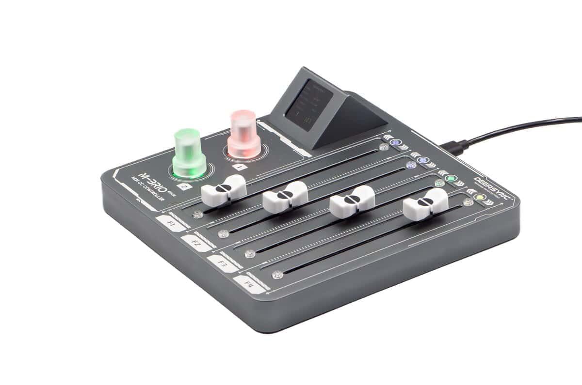 Controlador MIDI CC Deersync M-BRIO-4FADE con 4 Faders - Imagen 6