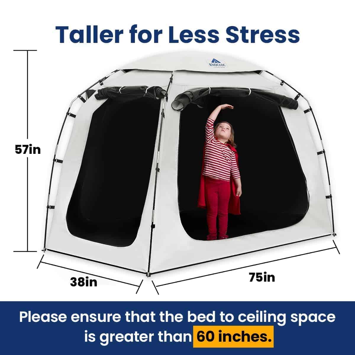 Tienda de Cama Gemela para Niños con Autismo, Certificada - Imagen 7