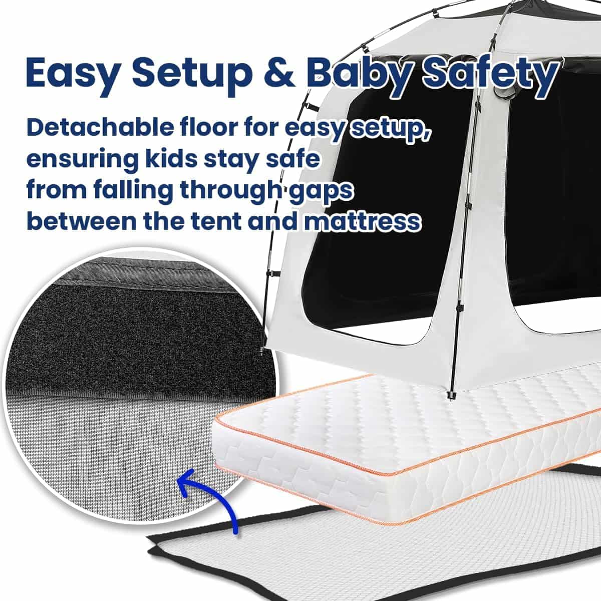 Tienda de Cama Gemela para Niños con Autismo, Certificada - Imagen 5