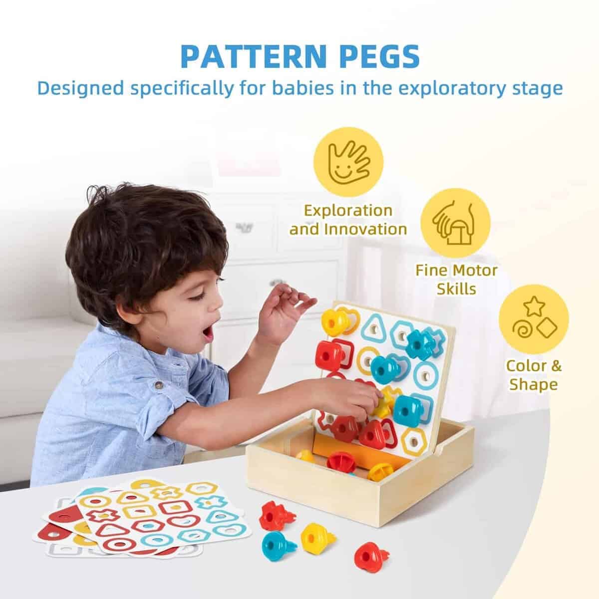 Juguetes Montessori Educativos de OOOK para 18+ Meses, Set - Imagen 4