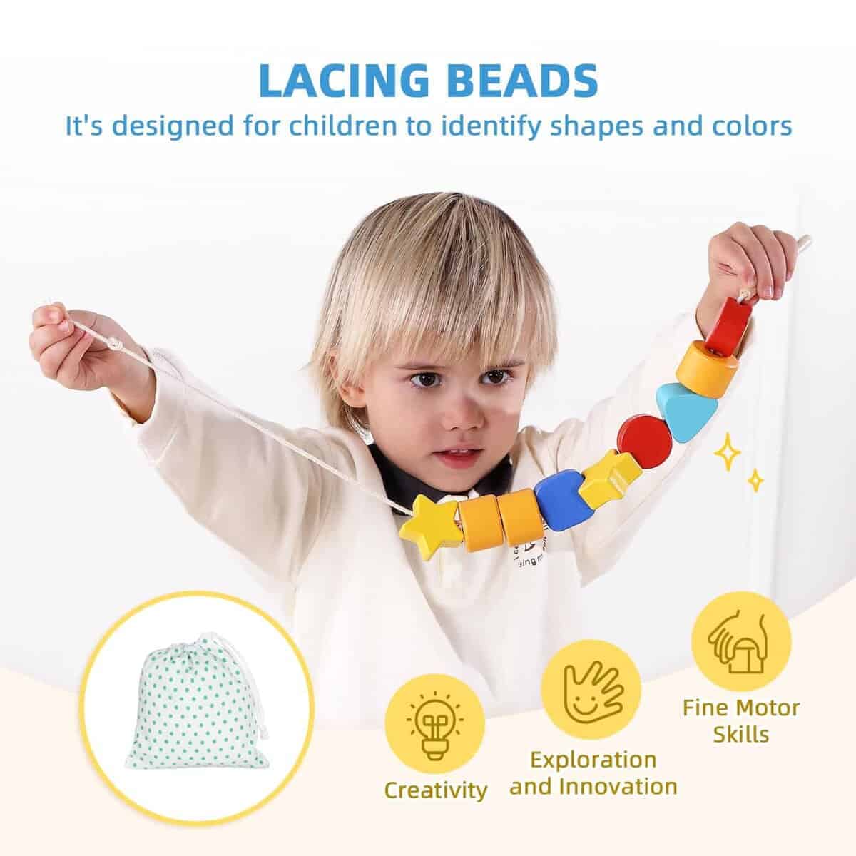 Juguetes Montessori Educativos de OOOK para 18+ Meses, Set - Imagen 5