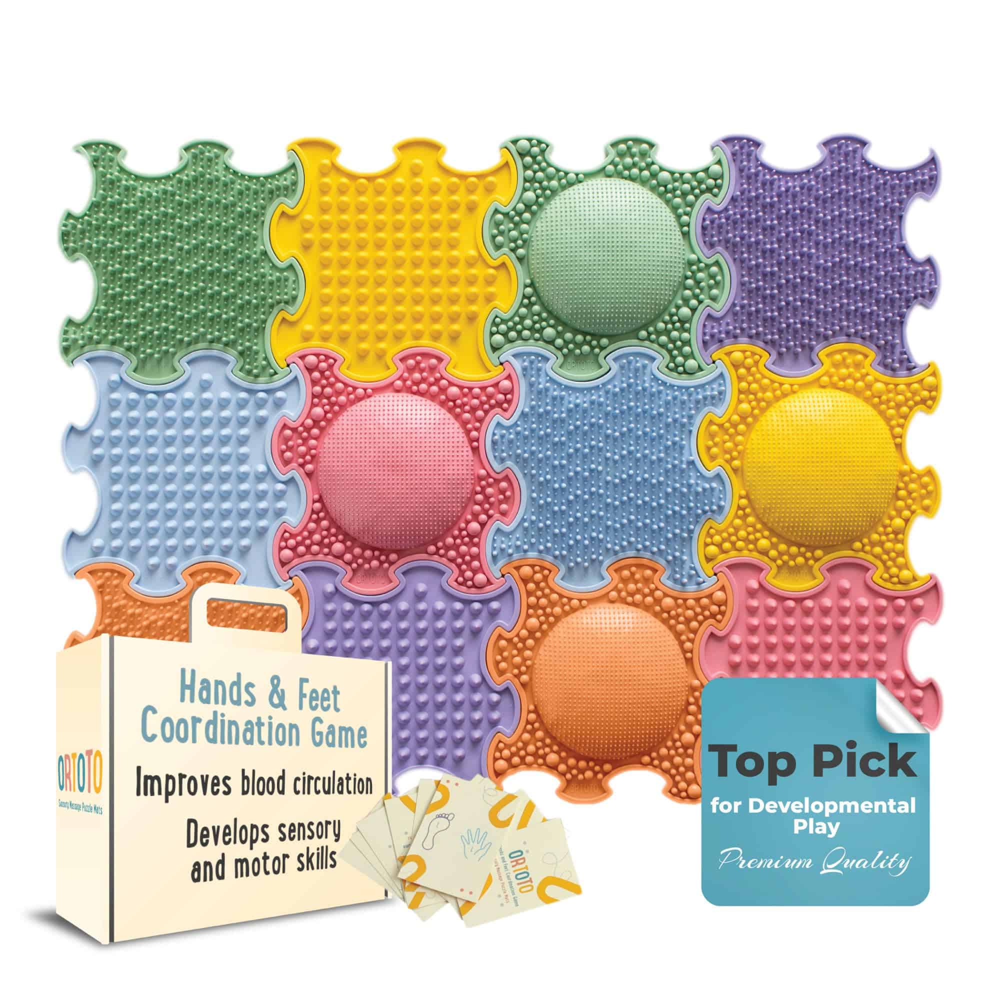 Juego de Coordinación ORTOTO, Tapetes de Rompecabezas