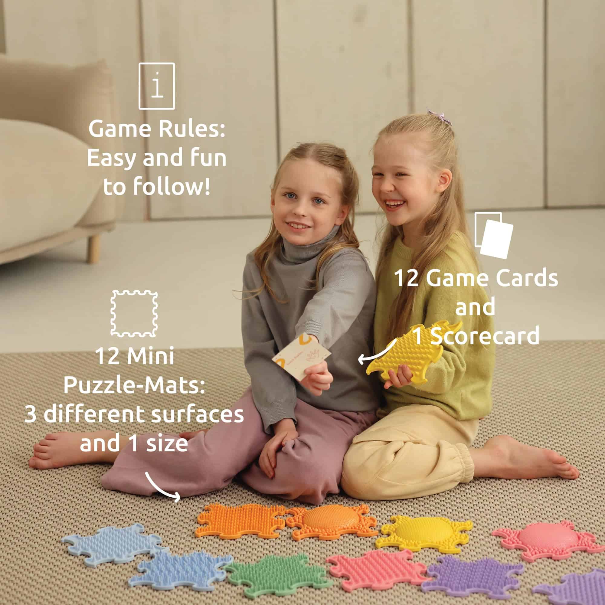 Juego de Coordinación ORTOTO, Tapetes de Rompecabezas - Imagen 6