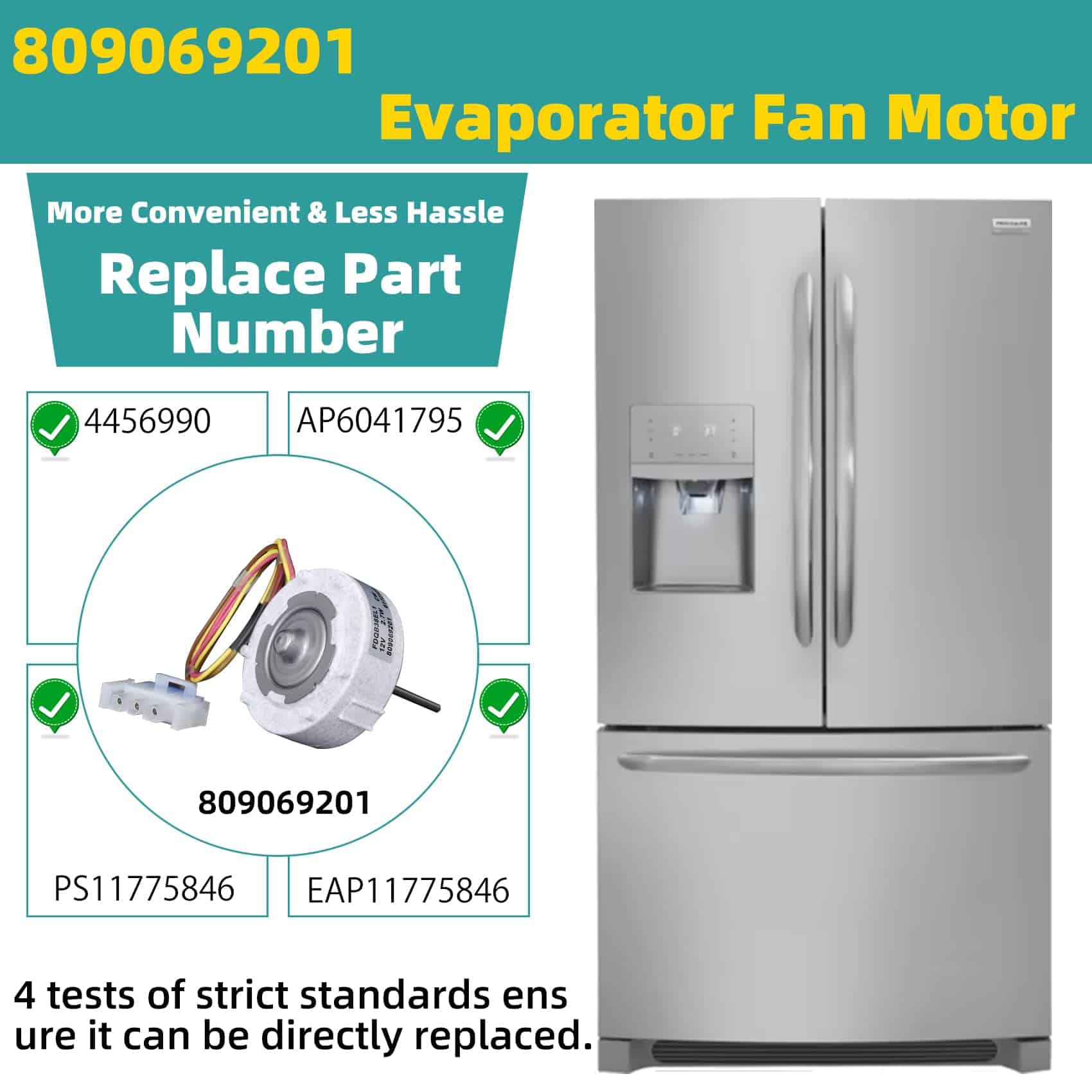 Motor del Ventilador del Evaporador Mejorado 809069201 - Imagen 3