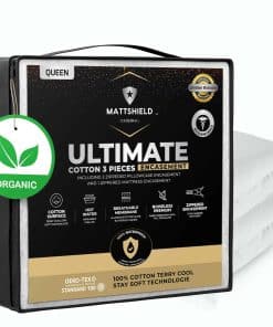 Kit definitivo de 3 piezas MATTSHIELD - Funda de colchón a