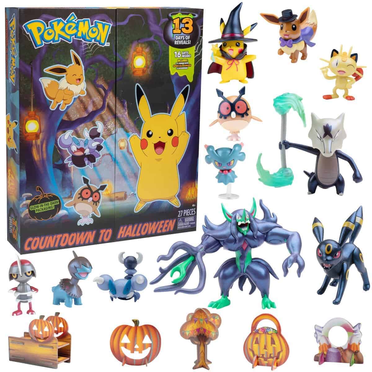 Calendario de Adviento de Halloween Pok�mon 2024 Nuevo para