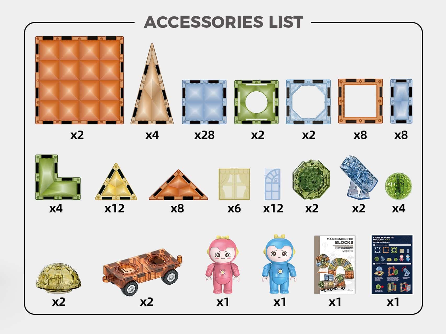 Conjunto de Bloques de Construcción Magnéticos de Calidad - Imagen 3