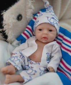 Muñeca Bebé Renacida MYREBABY de Silicona de 7 Pulgadas -