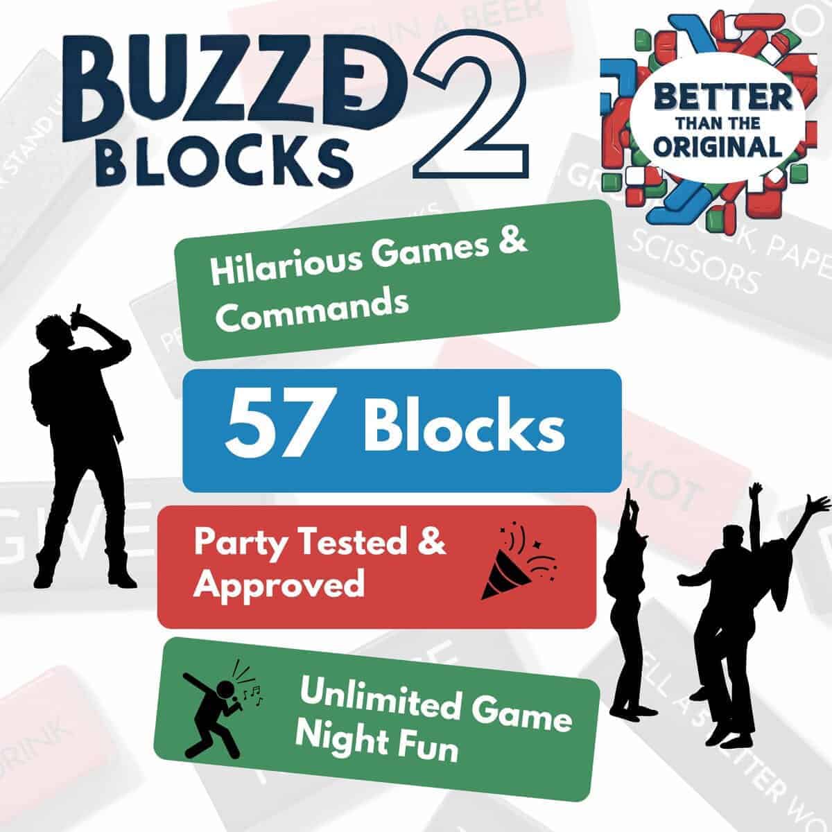 Torre de Fiesta Buzzed Blocks 2 Ultimate con Juegos y - Imagen 8