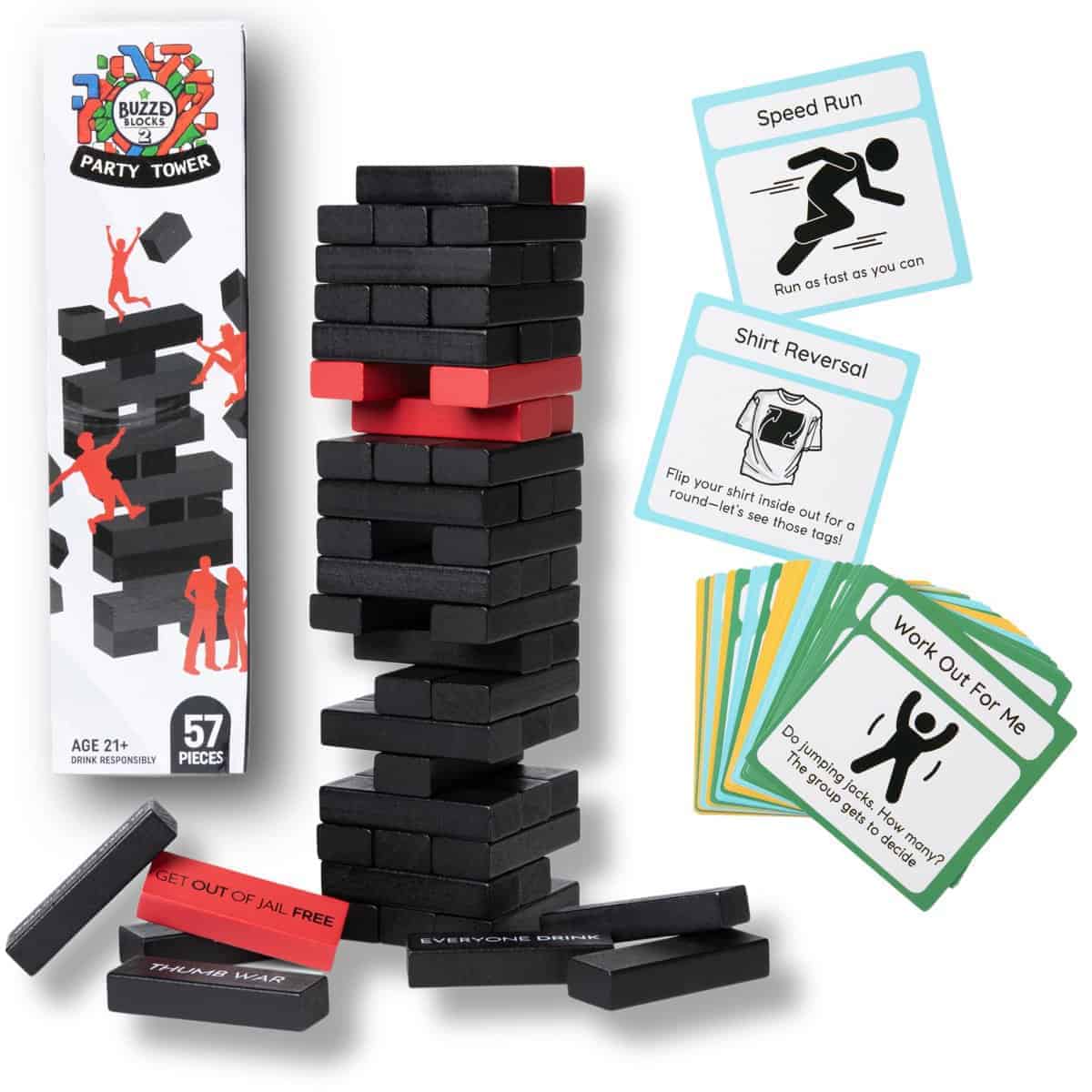 Torre de Fiesta Buzzed Blocks 2 Ultimate con Juegos y