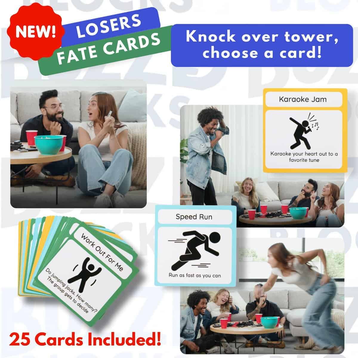 Torre de Fiesta Buzzed Blocks 2 Ultimate con Juegos y - Imagen 6