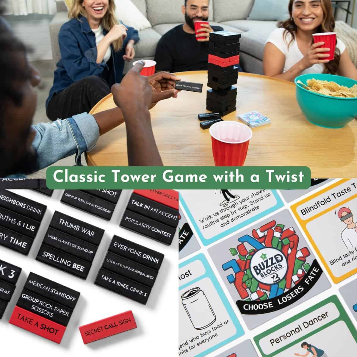 Torre de Fiesta Buzzed Blocks 2 Ultimate con Juegos y - Imagen 4